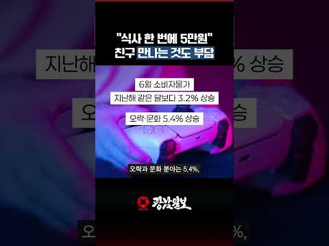 친구 한 번 만나면 5만원…고물가가 만든 ‘프렌드플레이션’