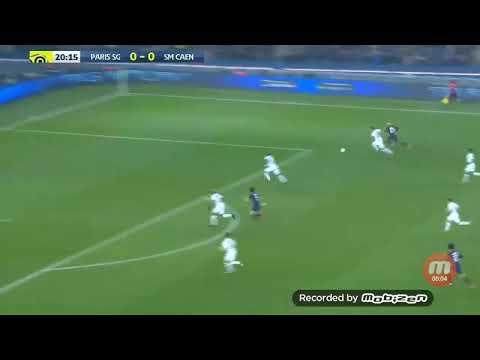 Edinson Cavani amazing goal vs Caen 1-0