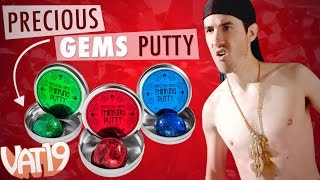 Thinking Putty that Shimmers like Jewels