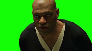 The Matrix Morpheus "you think that's air you're breathing now?" green screen
