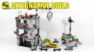 YouTube thumbnail: LEGO MARVEL 76057 ALTERNATIVE BUILD CONSTRUCTION CHAOS!