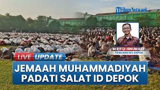 Ribuan Jemaah Muhammadiyah Padati Lapangan HW Beji Timur Depok, Salat Idul Fitri Berjalan Khidmat