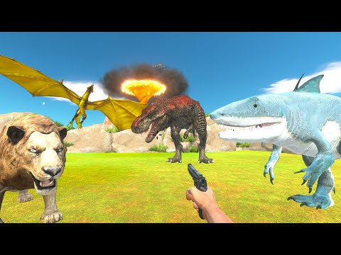 Finding A Fire Whirl and King Shark - Animal Revolt Battle Simulator