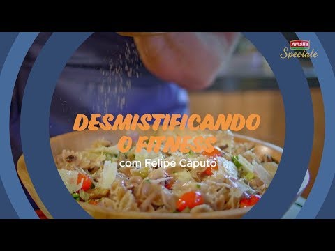 Receita e deliciosa para desmistificar o Fitness - Spaguetti Integral com frango e creme de ricotta
