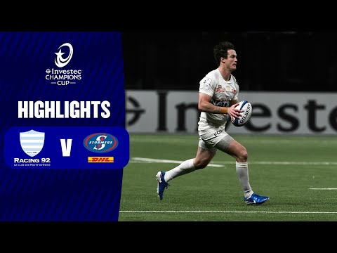Extended Highlights - Racing 92 v DHL Stormers Round 4 | Investec Champions Cup 2024/25