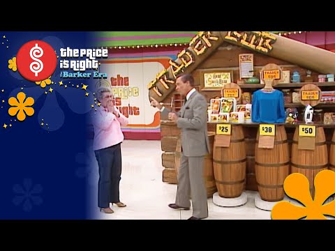 Sweet Senior Goes For New Camping Trailer Playing Now-Retired TRADER BOB! - The Price Is Right 1984