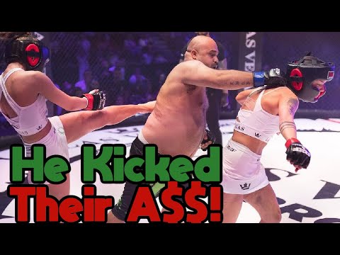 NO MERCY! He PUNISHED These Women | RXF 2 vs 1 Man vs Women MMA Match