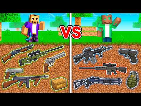 Encontré ARMAS ENTERRADAS en Minecraft!