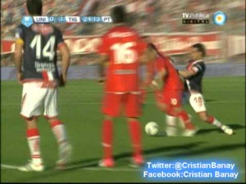 Union 1 Tigre 1 Torneo Inicial 2012 Los goles (Tv Publica) (10/9/2012)