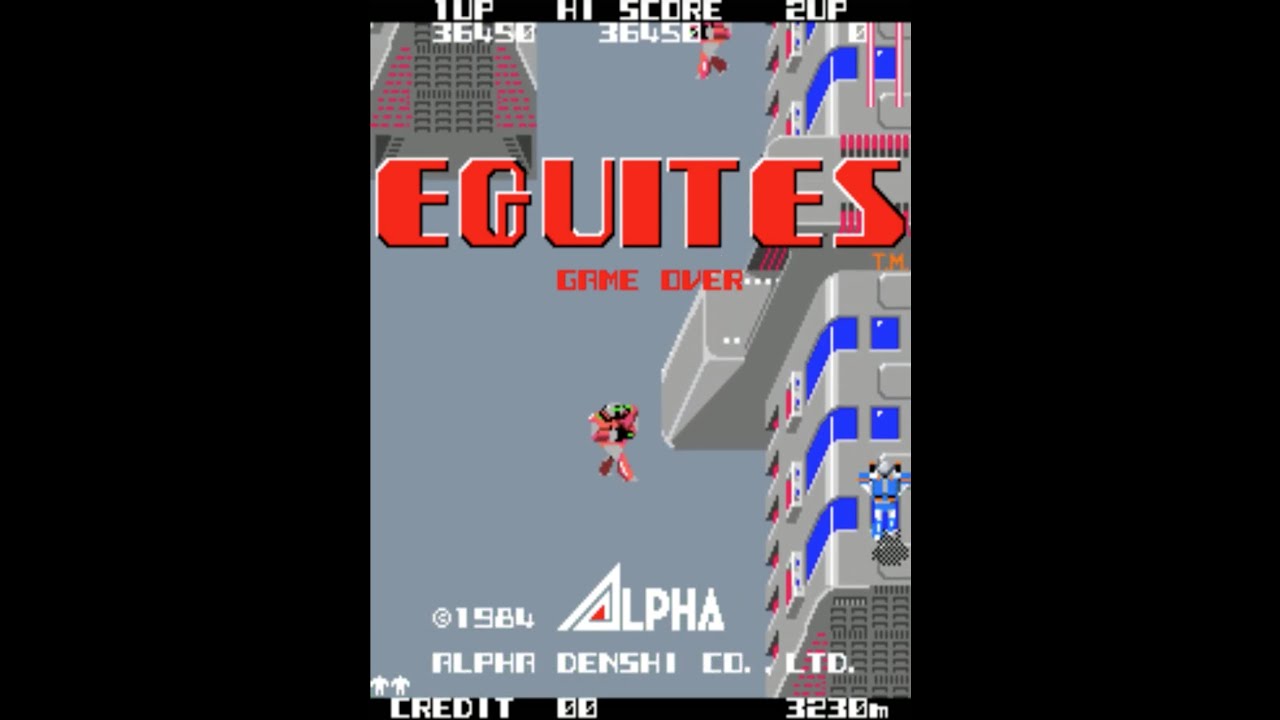 EQUITES by Alpha Denshi/Sega... A classic from the 80s