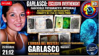 GARLASCO: Fascicolo fotografico integrale accertamenti dattiloscopici casa di Ch
