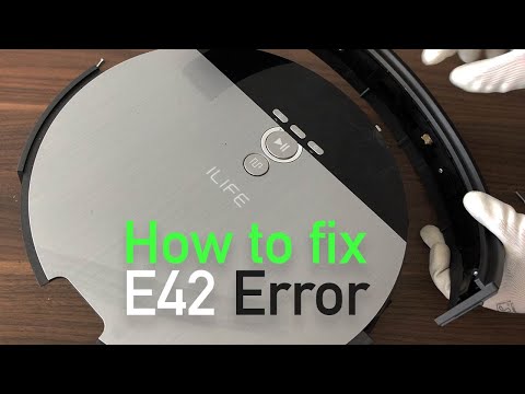 Как исправить ошибку E42 (iLife V8S) робот-пылесос