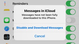 How To Fix Messages Not Have Been Fully Downloaded To This iPhone