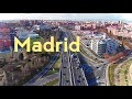 MADRID DRONE 4K VIDEO ( NICE SUNNY DAY)