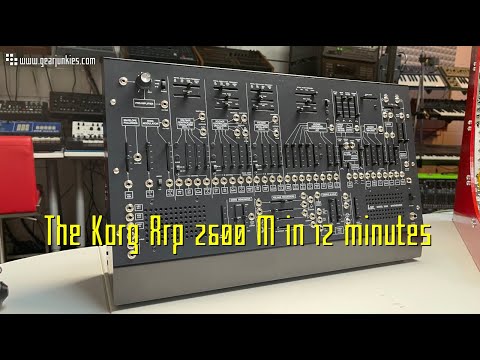 The Korg Arp 2600 M in 12 minutes