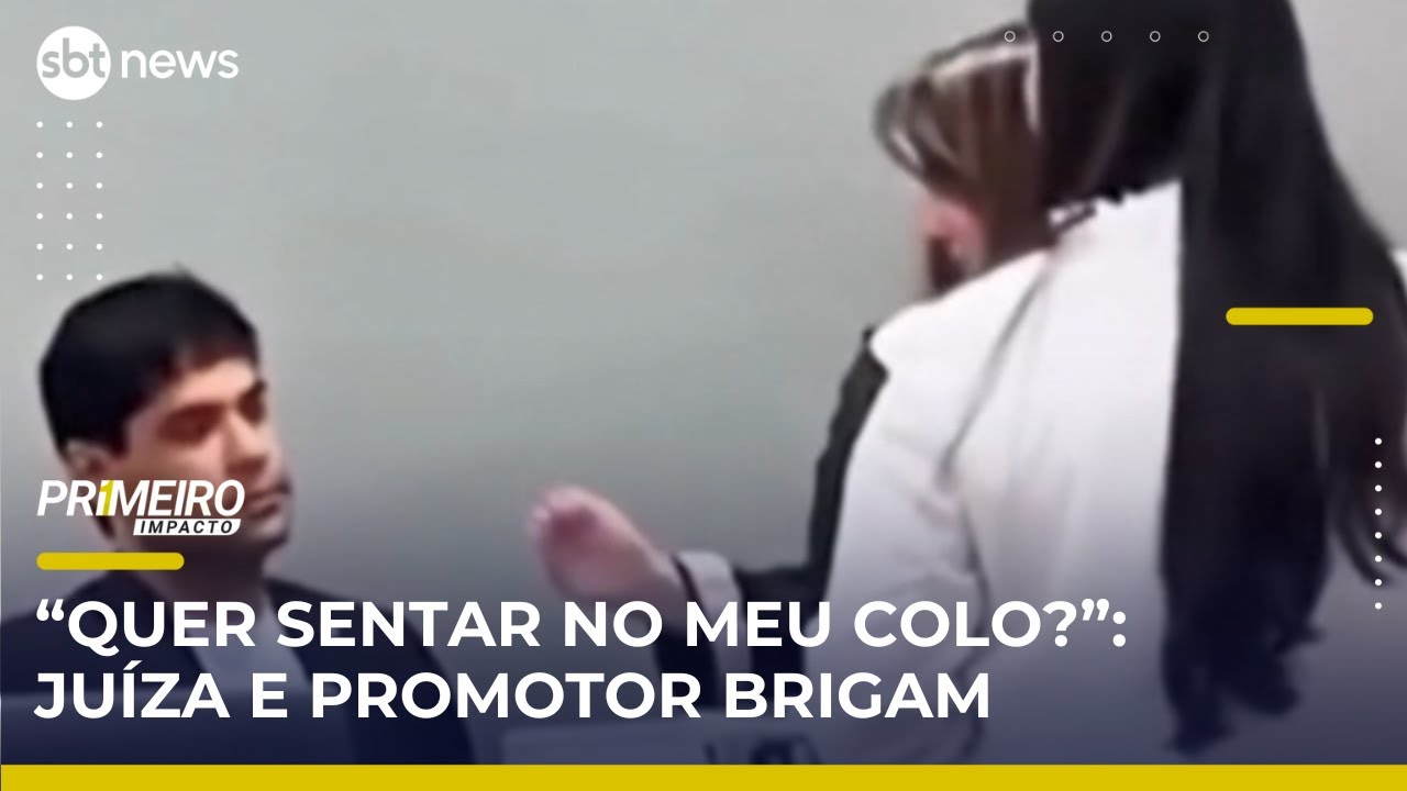 Juíza e promotor discutem por cadeira e julgamento é suspenso | Primeiro Impacto (20/05/25)