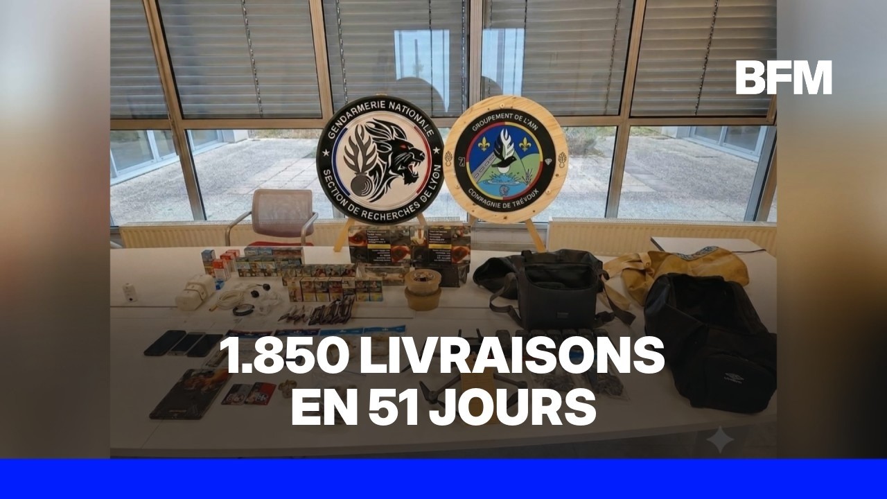 Illustration: Prison de Villefranche : 1 850 livraisons de cannabis par drone en 51 jours