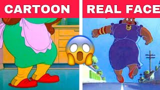 Cartoon Characters Who Secretly Revealed Their Faces| Mind Blowing!