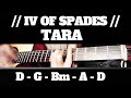TARA IV OF SPADES SIMPLE EASY INTRO TUTORIAL GUITAR CHORDS