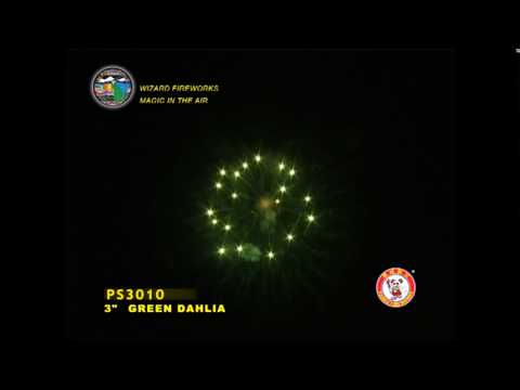 SA075DA02 - 3 INCH SHELL - WIZARD FIREWROKS - PS3010