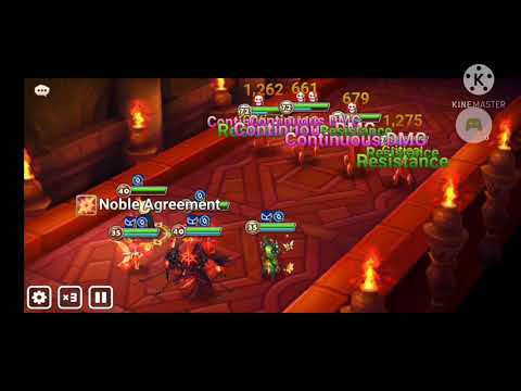 summoners war: new dragons b12 speed team/ baretta dots team!