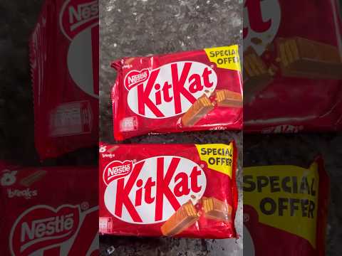 Nestle Kit Kat Chocolate Coated Wafer|2 Finger Pack #shorts #unboxing #chocolateopeningvideo #asmr