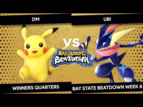 Bay State Beatdown #8 - DM (Pikachu) vs Ubi (Greninja) - Winners Quarters
