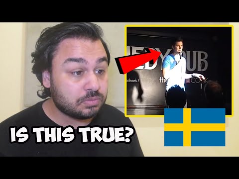 British Reaction To Fredrik Andersson at the Comedy Pub London (Swedish Comedian)