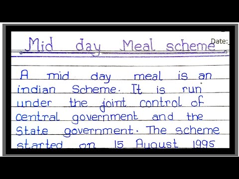 Essay on Mid day meal scheme | Mid day meal scheme essay |