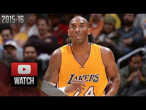 Kobe Bryant Full Highlights vs Bucks (2015.12.15) - 22 Pts, 6 Ast