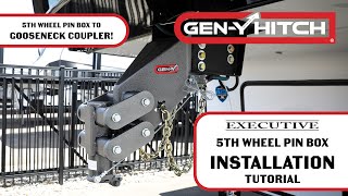 How To Install EXECUTIVE 5th Wheel Pin Box - GEN-Y Hitch