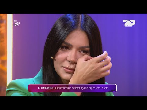 Merr për herë të parë letër nga vëllai/ Efi qan, nuk u beson syve – S’e Luan Topi