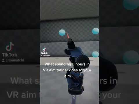 I spent 3 hours in Aim Trainer VR (Aimlabs) #shorts