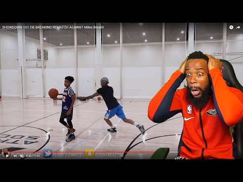 FLIGHT TRIES TO STEAL THE BALL FROM 13 OLD MILES BROWN! I'M CRYING LAUGHING!