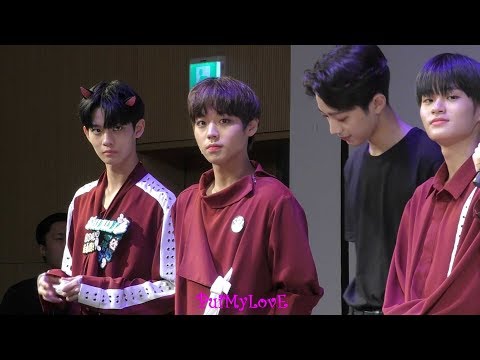 180610 Wanna One Undivided Fansign - Jihoon Focus