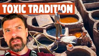 How Leather Is Still Made Using an Ancient Method in Morocco 🇲🇦 | Ep 130
