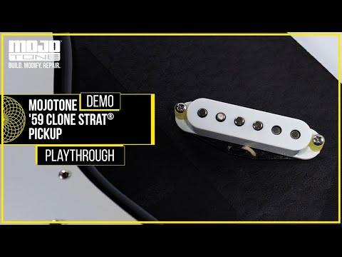 Loaded Strat Pickguard - Mojotone/Emerson 59 Clone Pickup Set & Blender Harness 2020s - Black image 5