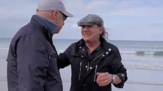 Mark Knopfler &amp; Brian Johnson talk about the North East of England and Mark plays Go Love