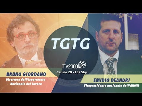 TGtg, 26 ottobre 2021 - Lavoro, sicurezza e controlli: Bruno Giordano e Emidio Deandri