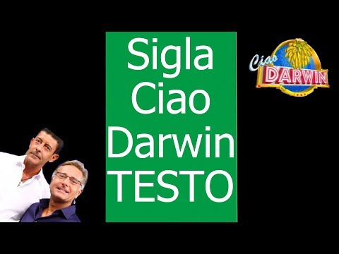 Sigla Ciao Darwin (sono tutti matti) - Testo in italiano