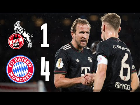 Kane brace sends Bayern trough | 1. FC Köln - FC Bayern | DFB-Pokal Highlights