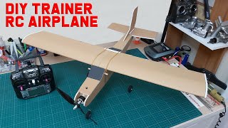 How To Make RC Trainer Airplane DIY Model Airplane