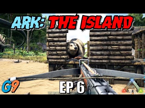 Ark Survival Evolved - The Island EP6 (Beaver VS Wood Trap)