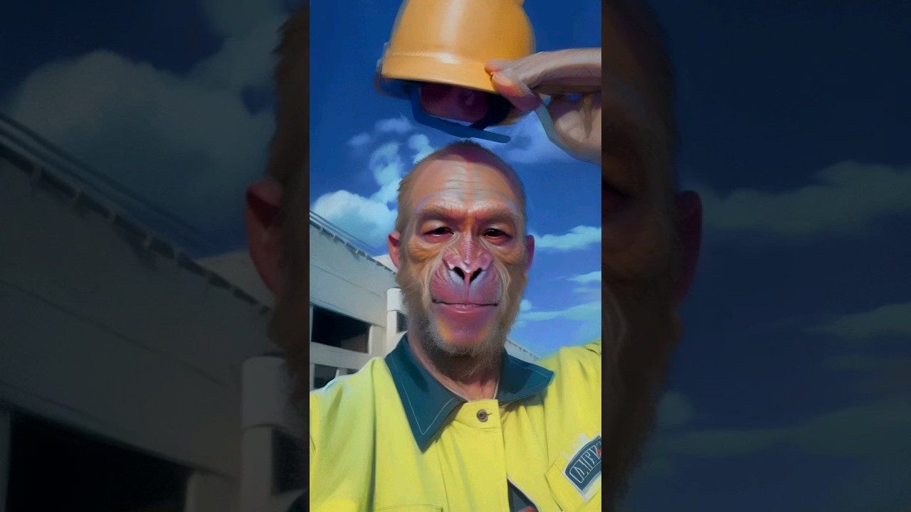 stable diffusion test #music #art #stablediffusion #monkey #clips #workshop #sky