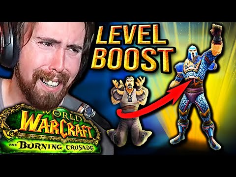 Asmongold Tries Classic TBC New Boosted Character "Experience"