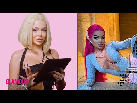 Katja Krasavice reagiert auf ihre besten Beauty- und Fashion-Looks | Style-Tagebuch |GLAMOUR Germany