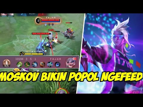 TOP GLOBAL MOSKOV VS POPOL AND KUPA DI GOLD LANE BIKIN POPOL FEEDER