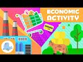 PRIMARY SECONDARY And TERTIARY Sectors ECONOMIC ACTIVITY For Kids