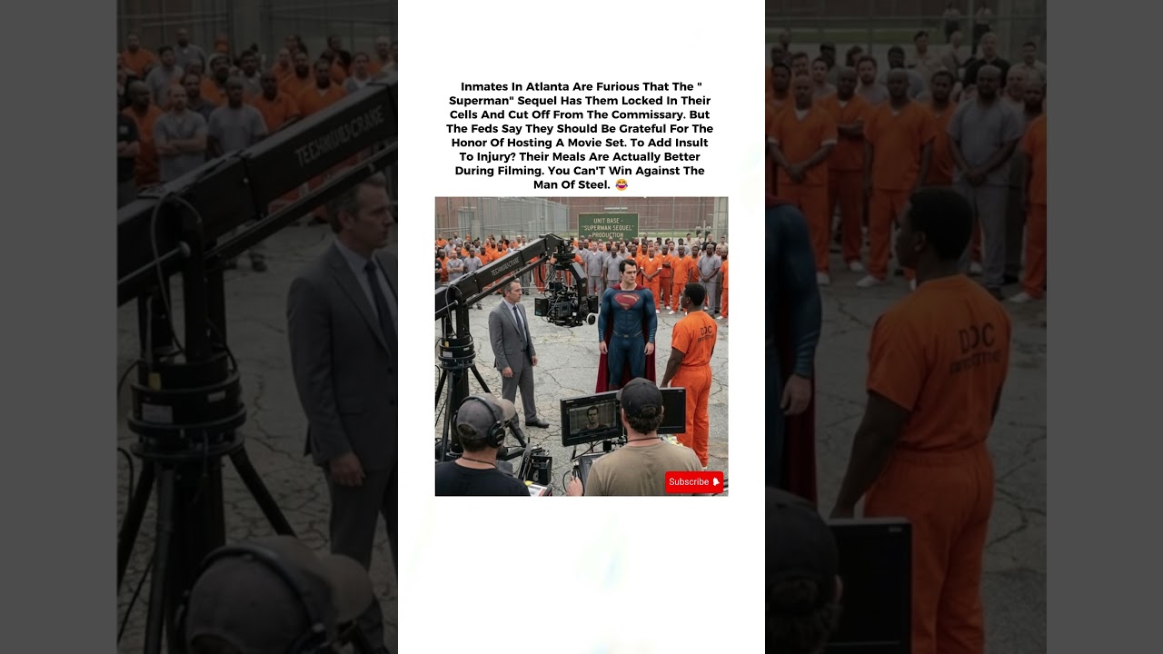 Atlanta Prisoners Pissed Over Superman Sequel Filming – Feds Say They Should Be Grateful 😂#shorts