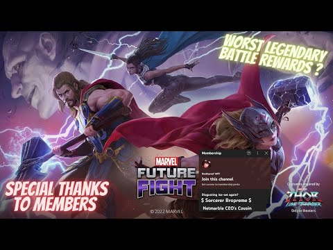 T4 THOR : LOVE AND THUNDER PATCH NOTES REVIEW - MEMBERSHIP "JOIN" COMPLETE  |Marvel Future Fight